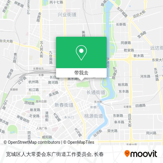 宽城区人大常委会东广街道工作委员会地图