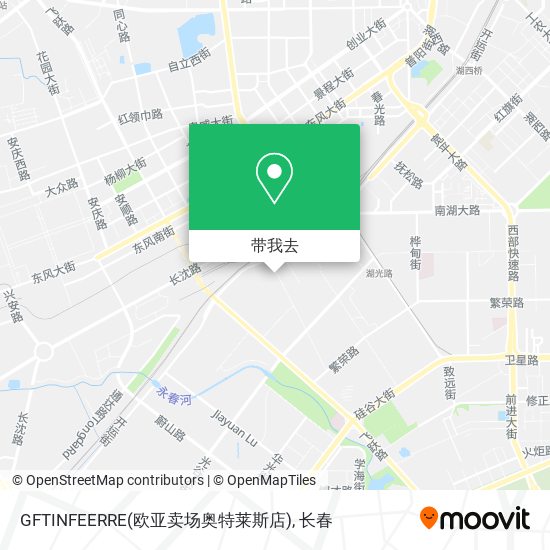 GFTINFEERRE(欧亚卖场奥特莱斯店)地图