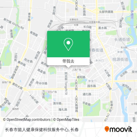 长春市懿人健康保健科技服务中心地图