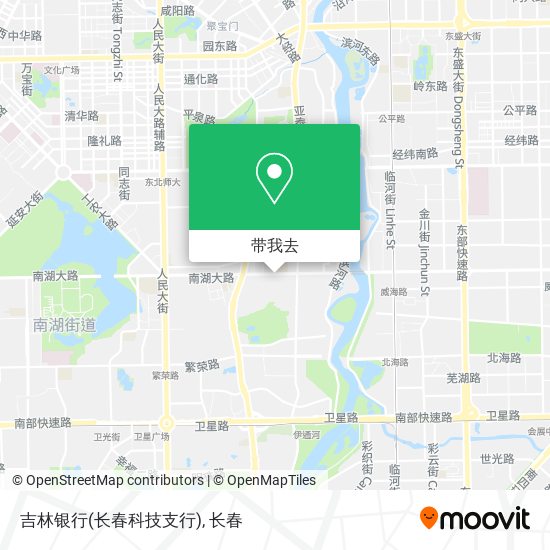 吉林银行(长春科技支行)地图