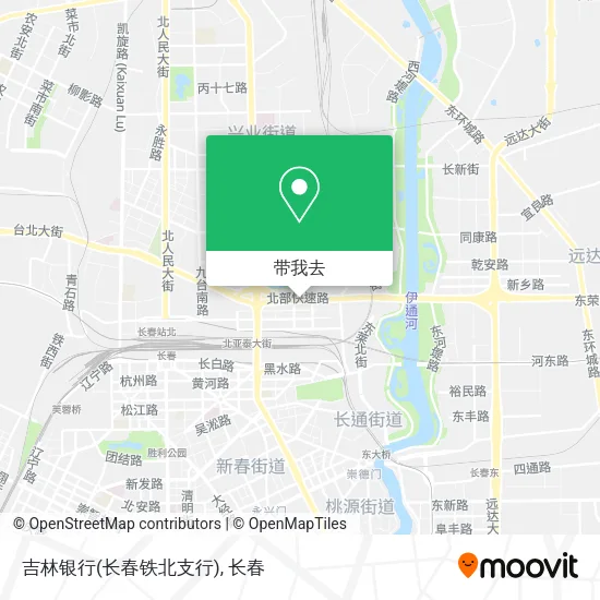 吉林银行(长春铁北支行)地图