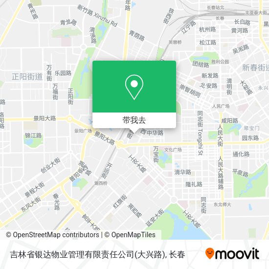 吉林省银达物业管理有限责任公司(大兴路)地图