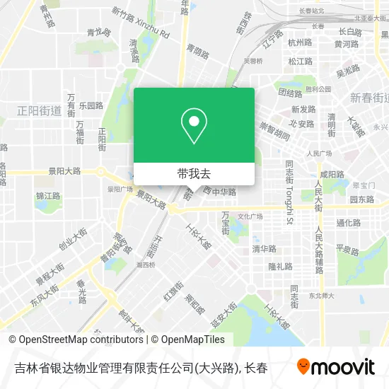 吉林省银达物业管理有限责任公司(大兴路)地图