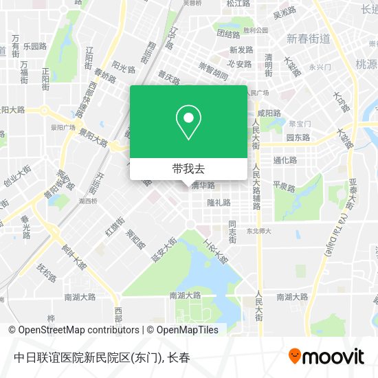 中日联谊医院新民院区(东门)地图