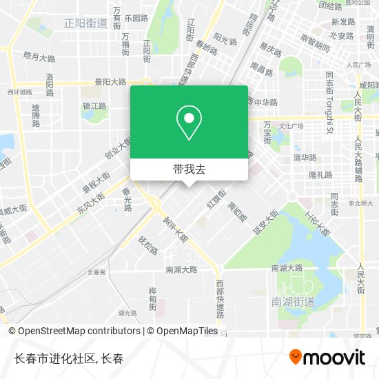 长春市进化社区地图