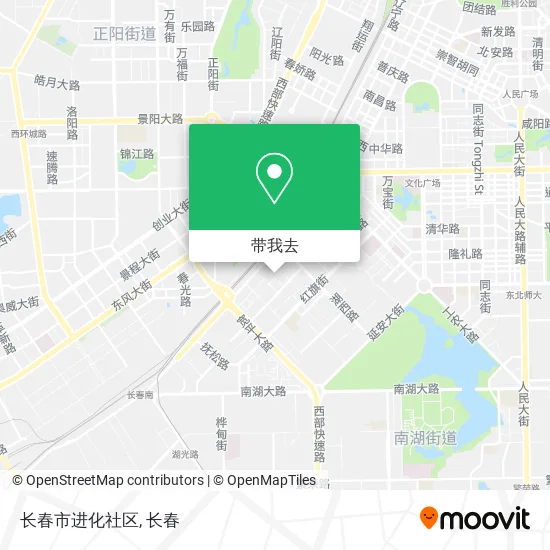 长春市进化社区地图