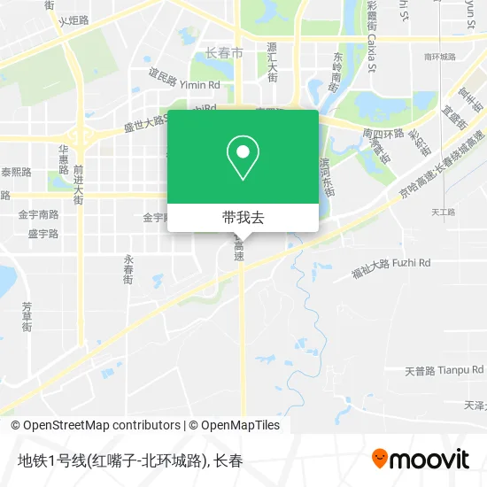 地铁1号线(红嘴子-北环城路)地图
