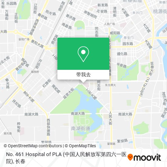 No. 461 Hospital of PLA (中国人民解放军第四六一医院)地图