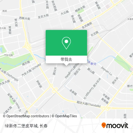 绿新佟二堡皮草城地图