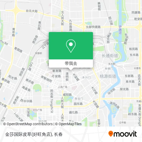 金莎国际皮草(好旺角店)地图