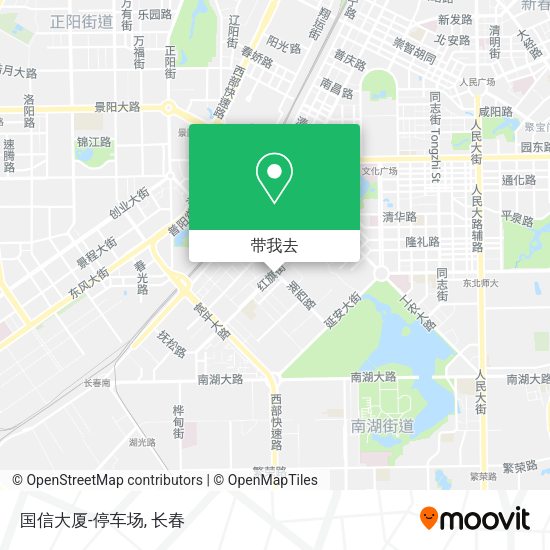 国信大厦-停车场地图
