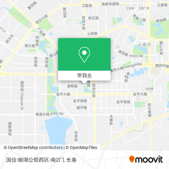 国信·御湖公馆西区-南2门地图