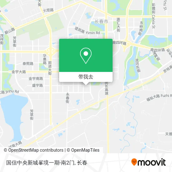 国信中央新城峯境一期-南2门地图