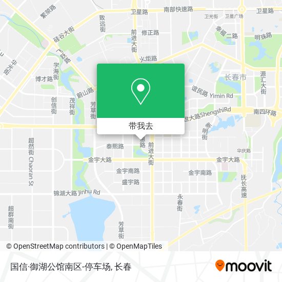国信·御湖公馆南区-停车场地图