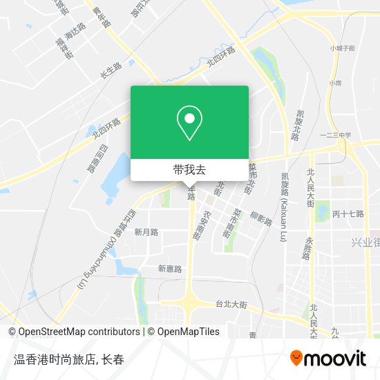 温香港时尚旅店地图