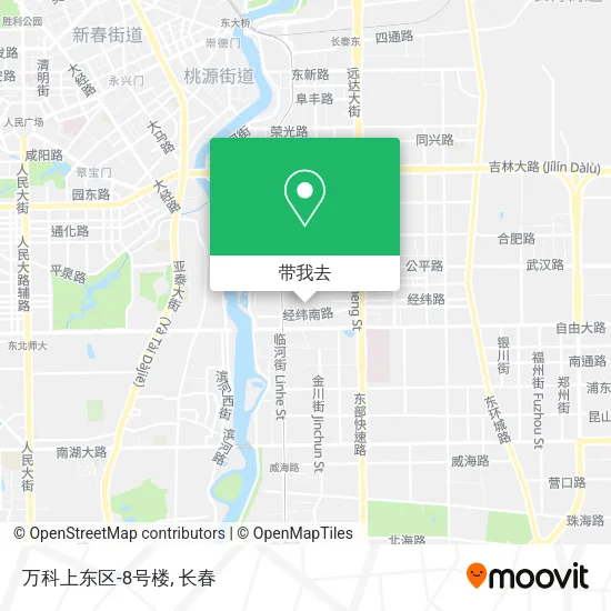 万科上东区-8号楼地图