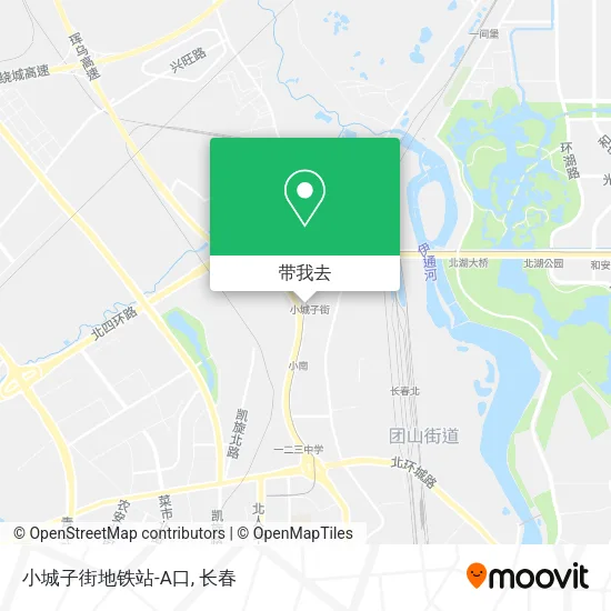 小城子街地铁站-A口地图