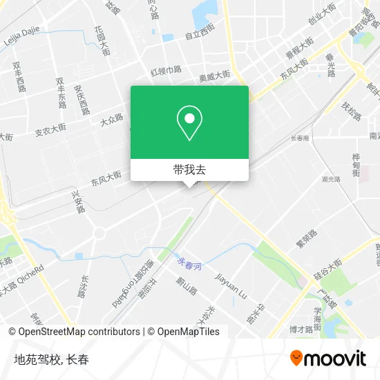 地苑驾校地图