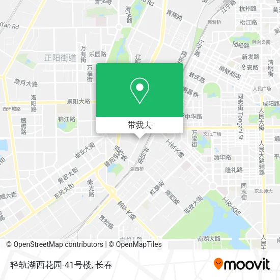 轻轨湖西花园-41号楼地图