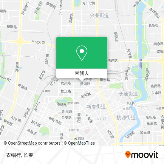 衣帽行地图