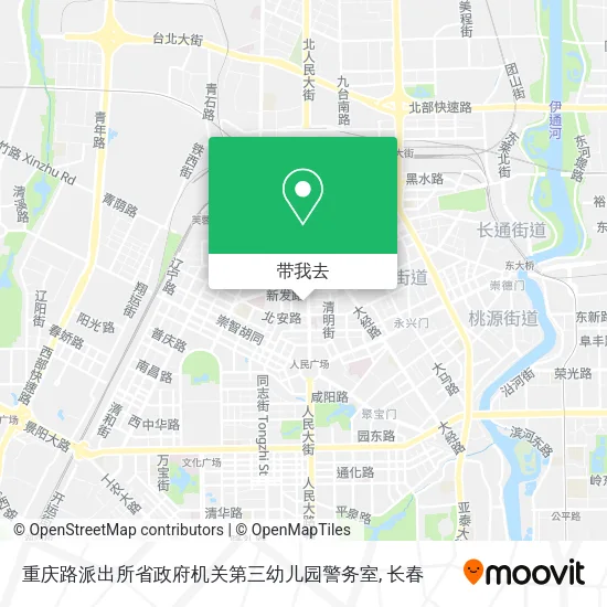 重庆路派出所省政府机关第三幼儿园警务室地图