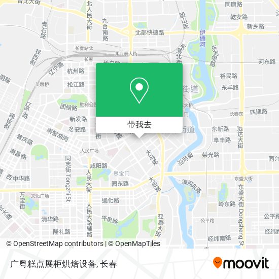 广粤糕点展柜烘焙设备地图