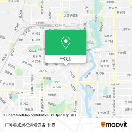 广粤糕点展柜烘焙设备地图
