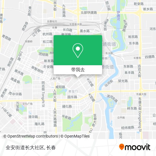 全安街道长大社区地图