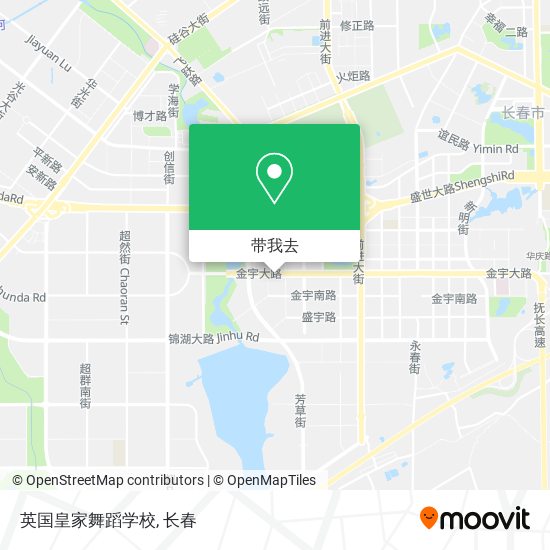 英国皇家舞蹈学校地图