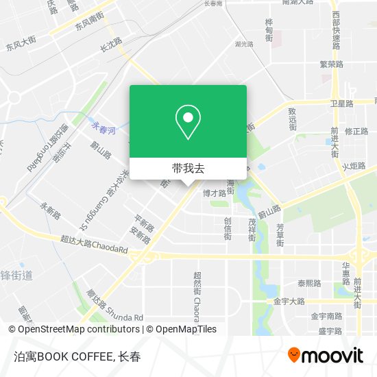 泊寓BOOK COFFEE地图