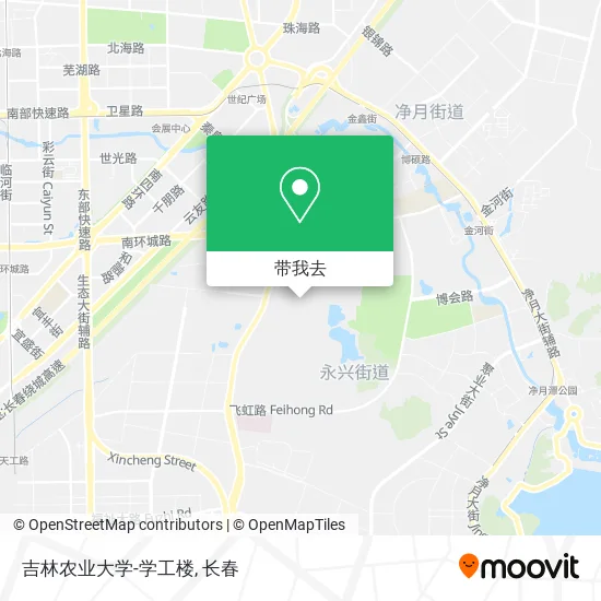 吉林农业大学-学工楼地图