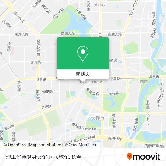 理工华苑健身会馆-乒乓球馆地图