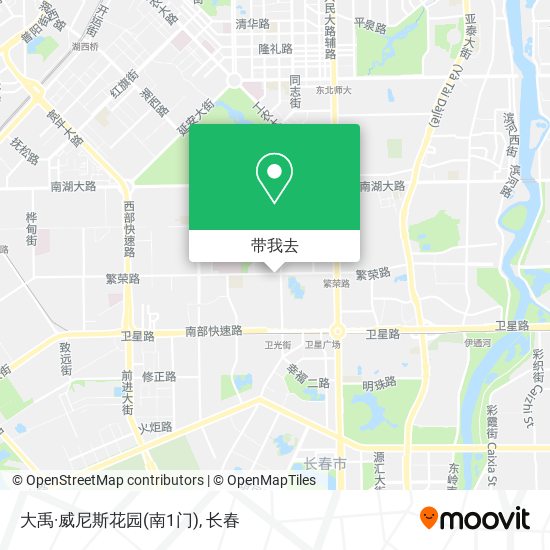 大禹·威尼斯花园(南1门)地图