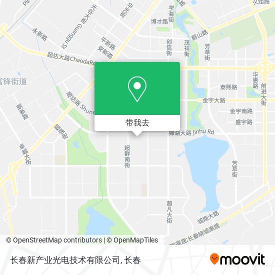 长春新产业光电技术有限公司地图