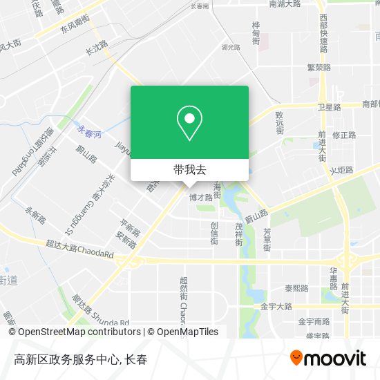 高新区政务服务中心地图