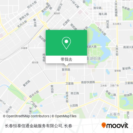 长春恒泰信通金融服务有限公司地图