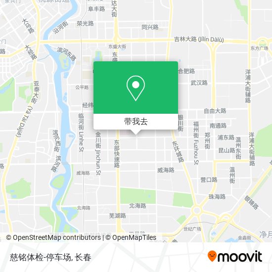 慈铭体检-停车场地图