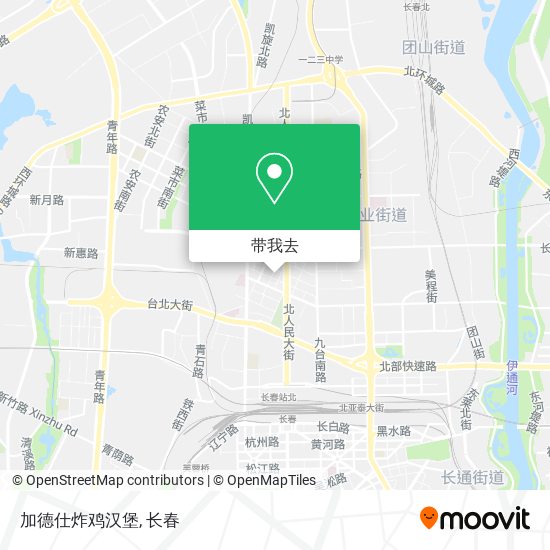 加德仕炸鸡汉堡地图