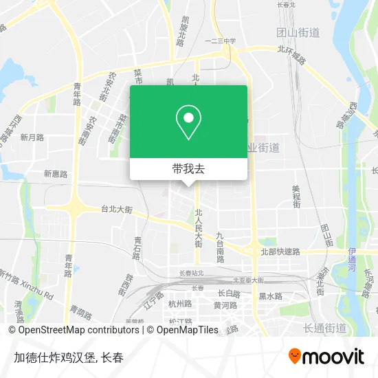 加德仕炸鸡汉堡地图
