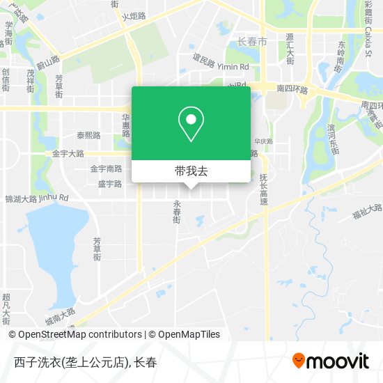 西子洗衣(垄上公元店)地图