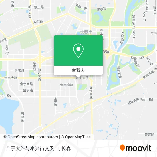 金宇大路与泰兴街交叉口地图