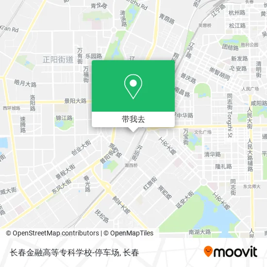 长春金融高等专科学校-停车场地图