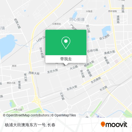 杨浦大街澳海东方一号地图