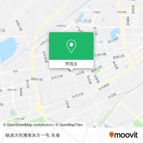杨浦大街澳海东方一号地图