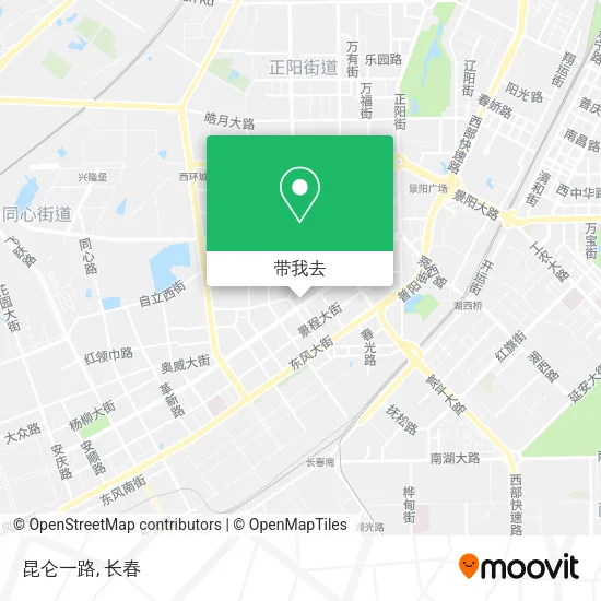 昆仑一路地图