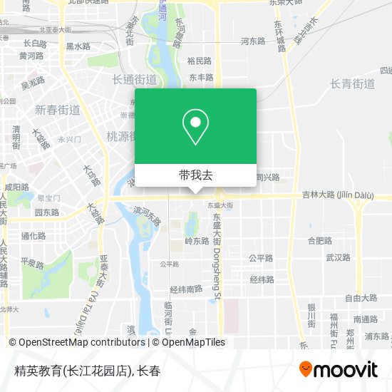 精英教育(长江花园店)地图
