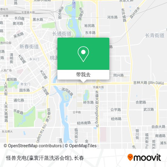 怪兽充电(瀛寰汗蒸洗浴会馆)地图