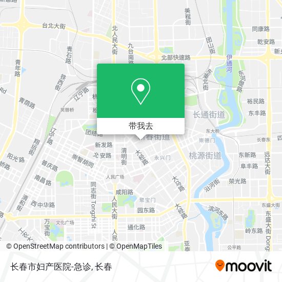 长春市妇产医院-急诊地图