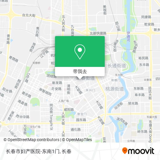长春市妇产医院-东南1门地图