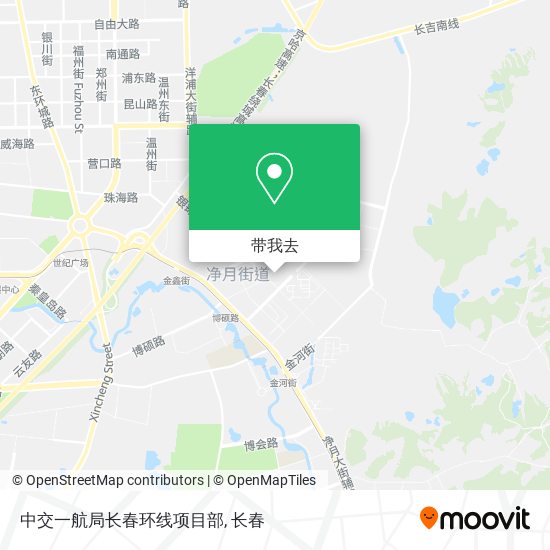 中交一航局长春环线项目部地图